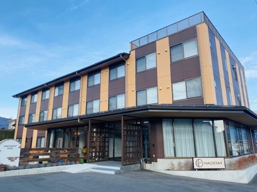 HAOSTAY(山梨県南都留郡富士河口湖町船津251-4(ナビに表示されない場合は、スマフォのGooglemapのアプリをお使いくださいませ))